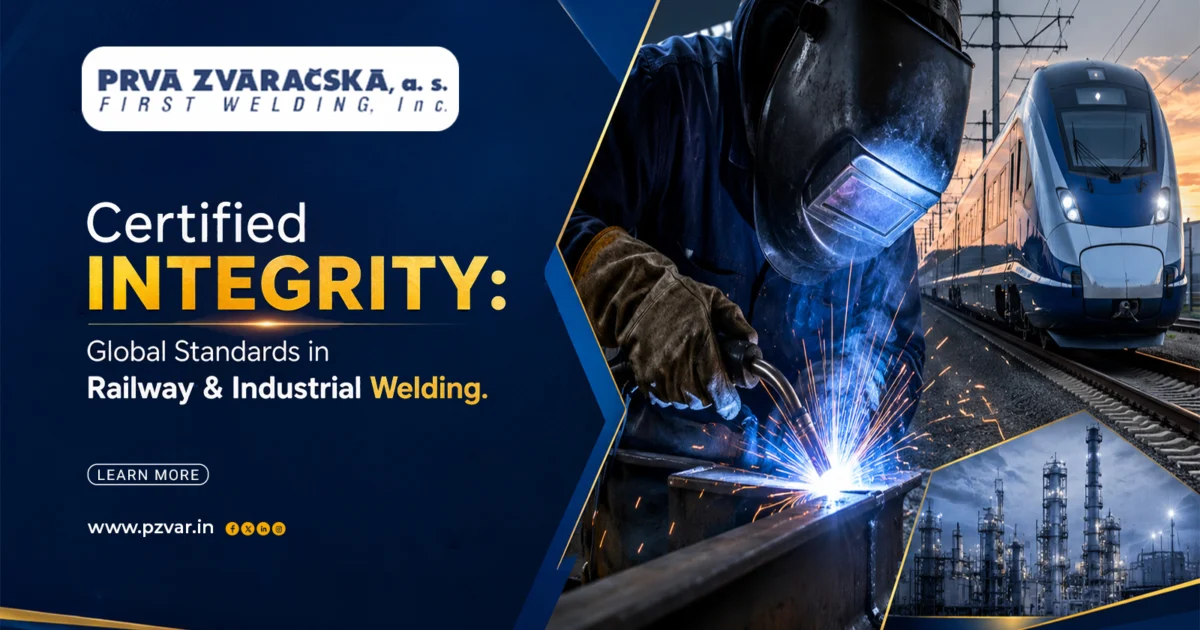 certified integrity global standards in railway & industrial welding