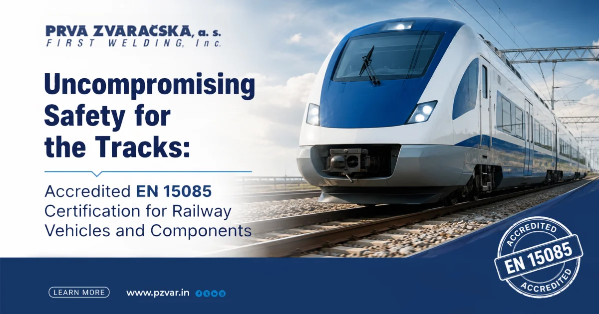 uncompromising safety for the tracks accredited en 15085 certification for railway vehicles and components