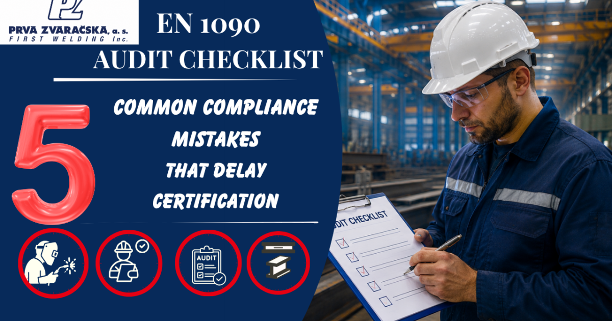 EN 1090 audit checklist for structural steel and aluminium manufacturers preparing for certification