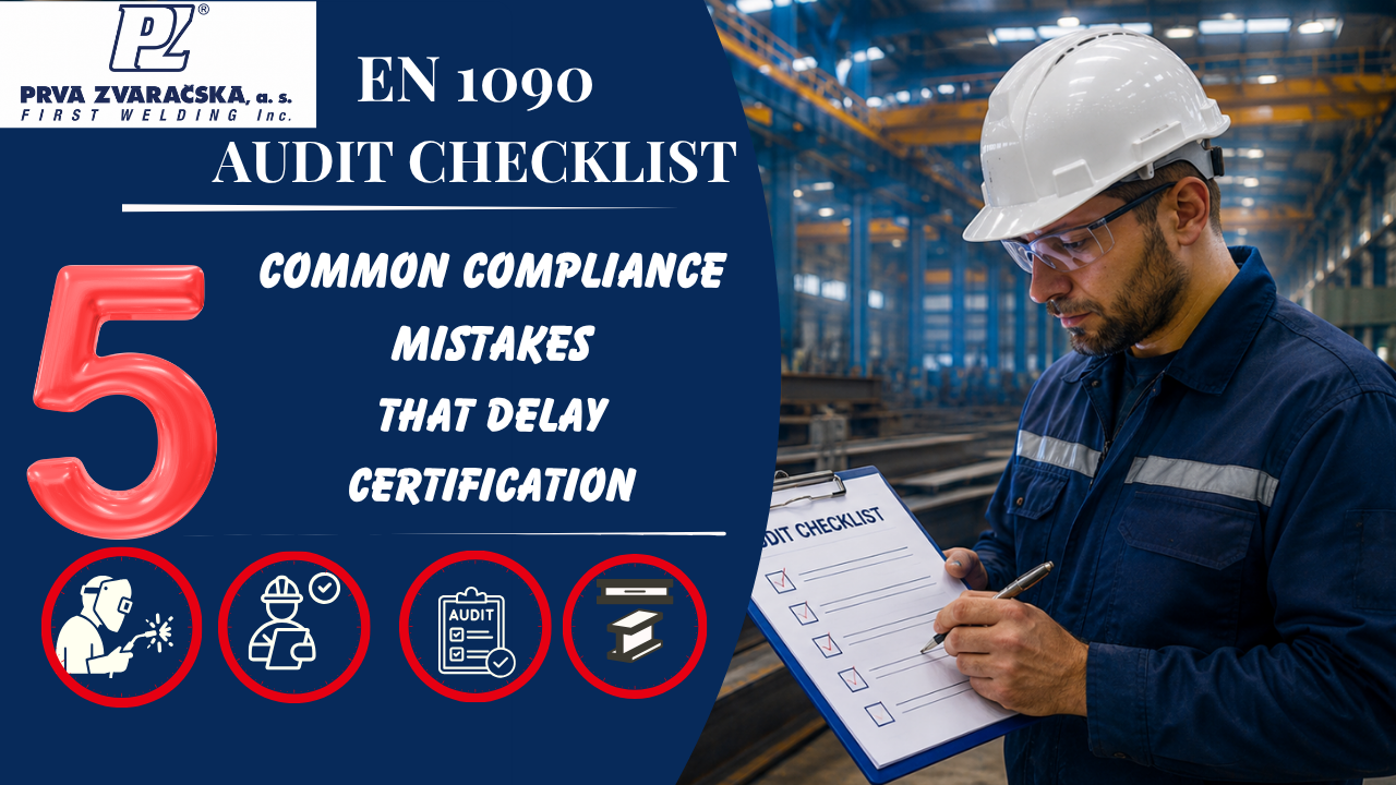 EN 1090 audit checklist for structural steel and aluminium manufacturers preparing for certification