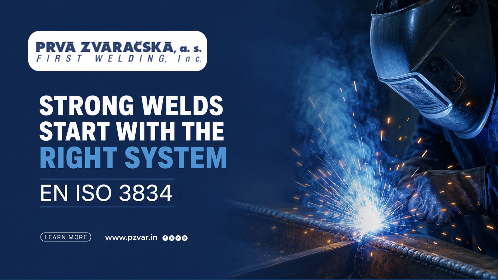 strong welds start with the right system — en iso 3834