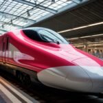 Bullet train advanced quick and cutting-edge technology.