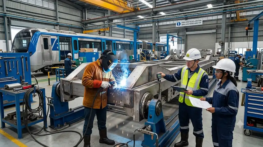 EN 15085 certification for railway fabricators in Malaysia