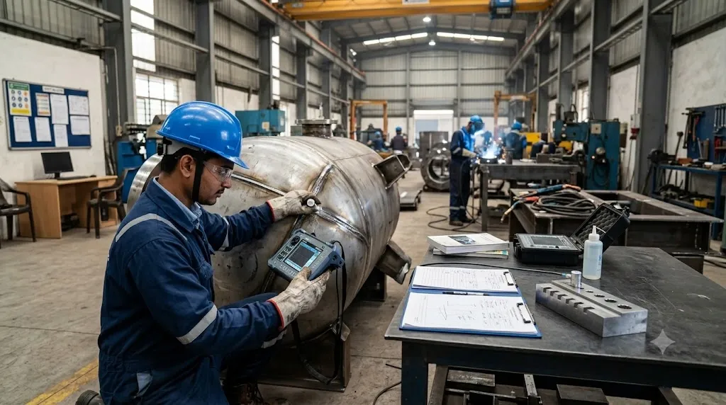 ISO 9712 eligibility requirements for NDT personnel in Indian manufacturing companies