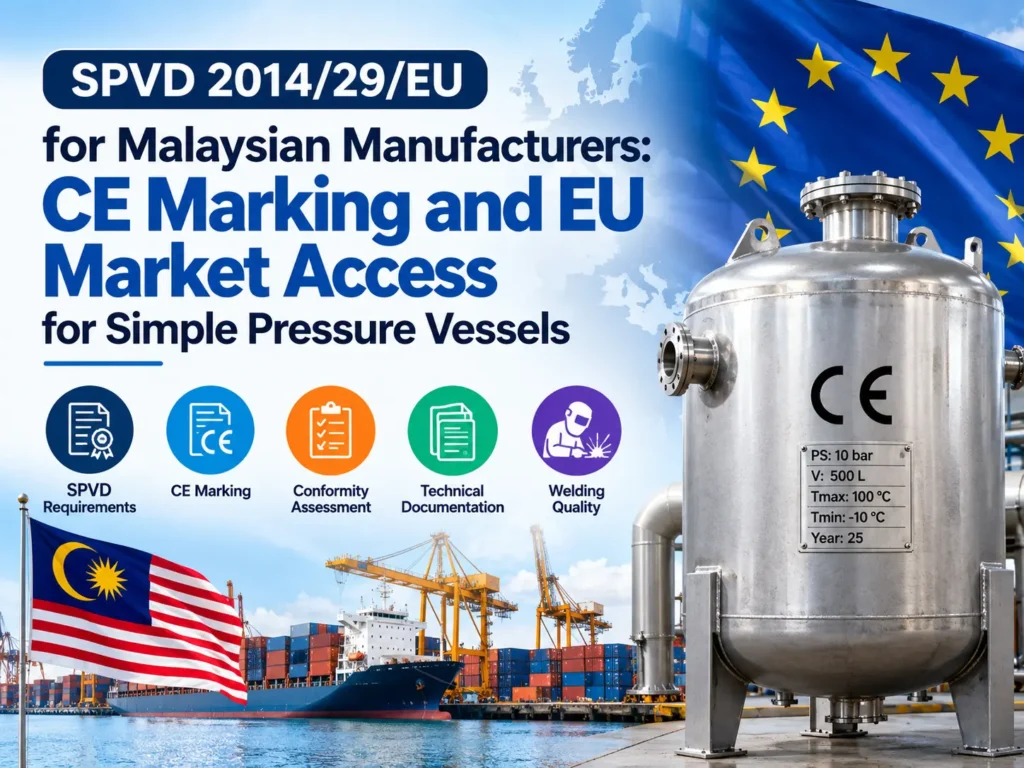 SPVD 2014/29/EU – CE Marking and EU Market Access for Malaysian Manufacturers