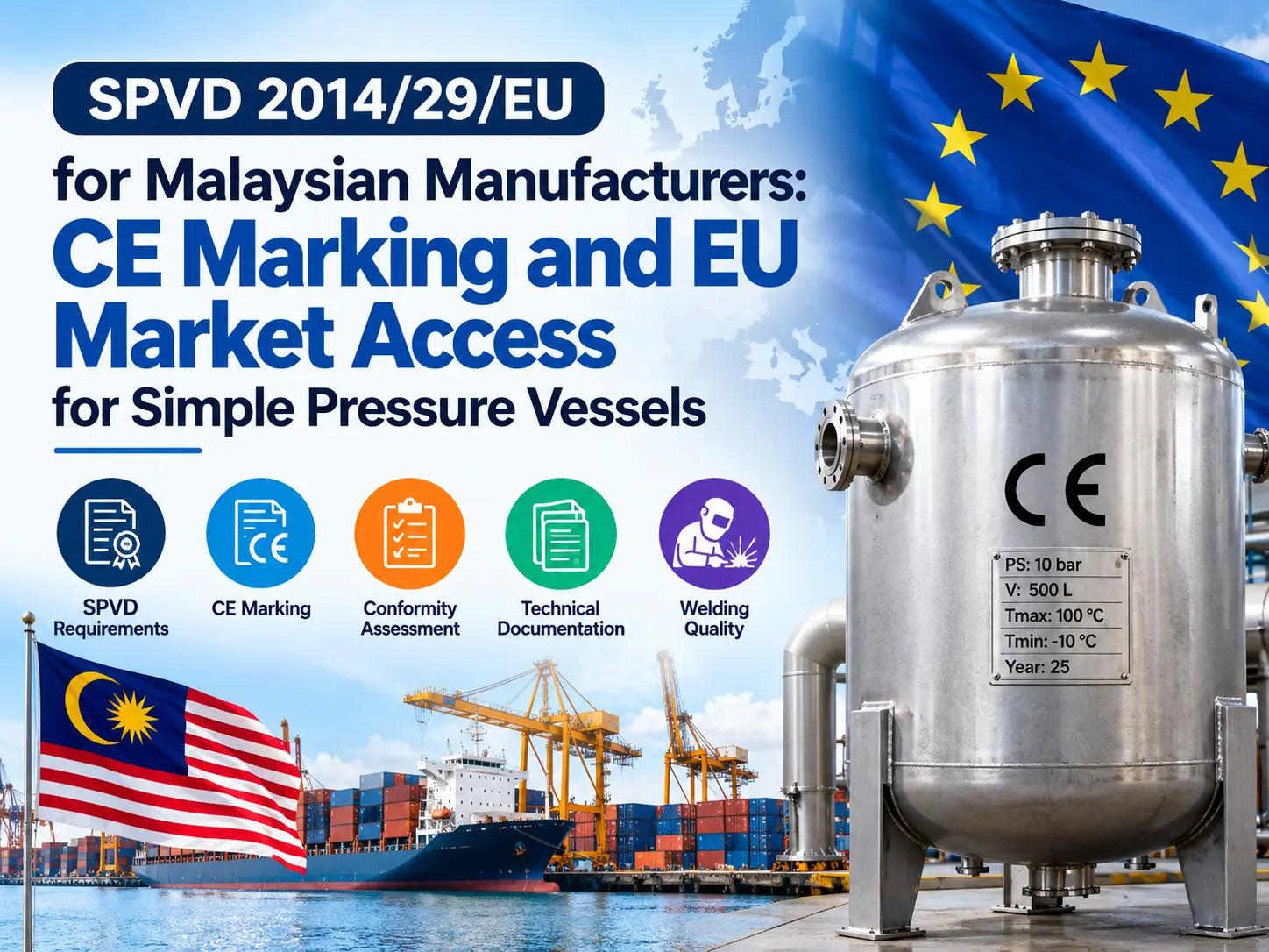 SPVD 2014/29/EU – CE Marking and EU Market Access for Malaysian Manufacturers